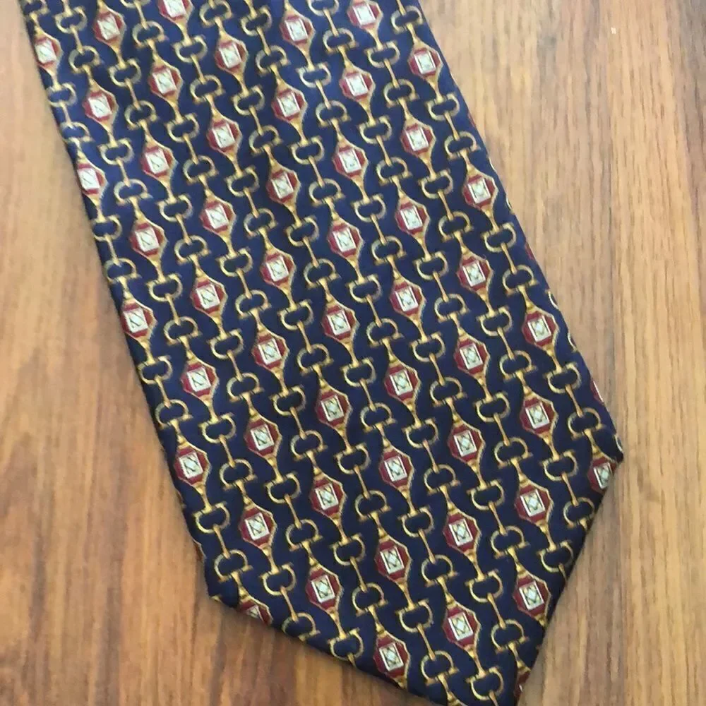 Vintage Paolo Gucci Horse bit tie.